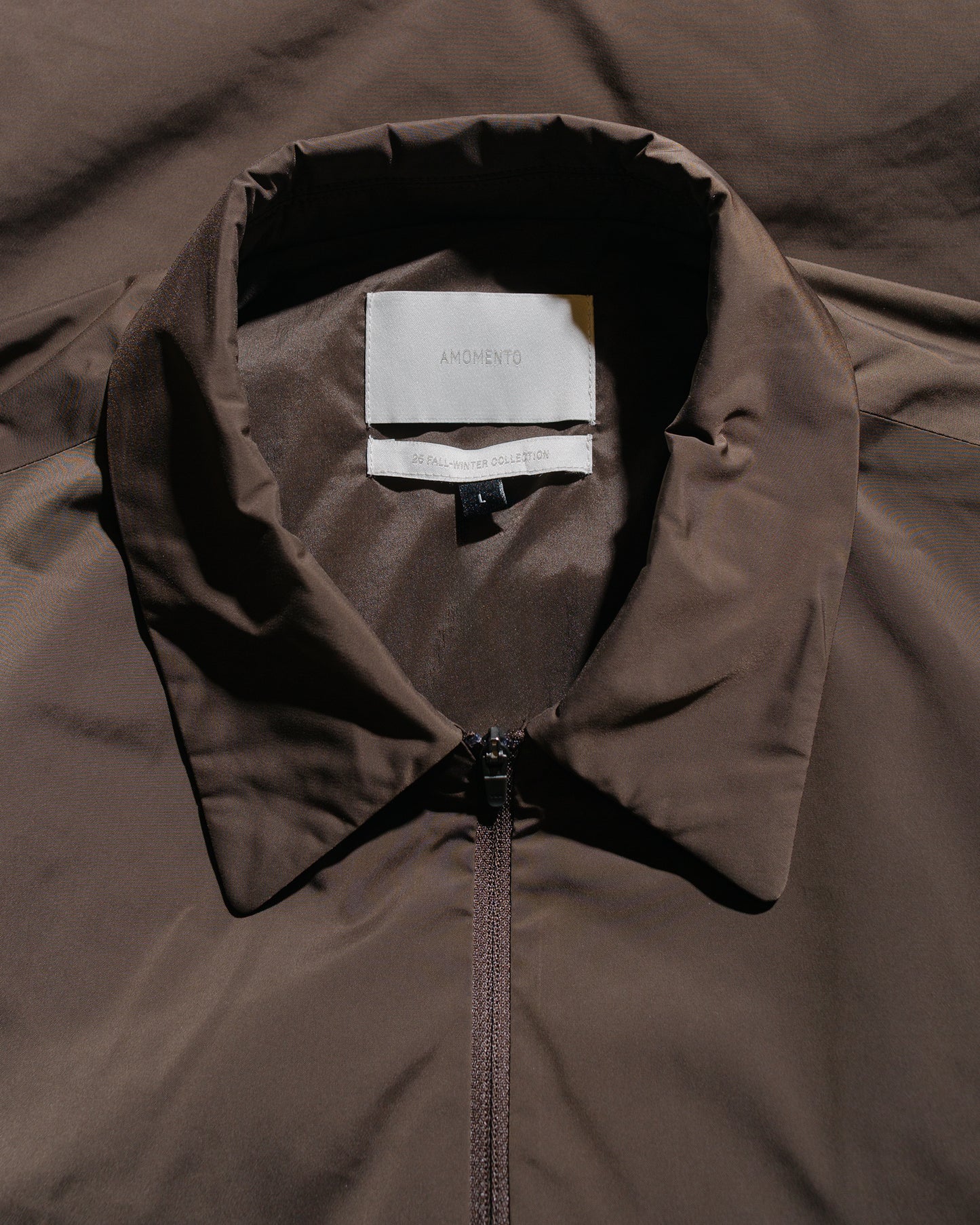 Amomento Taffeta Padded Jumper Brown