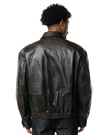 Amomento Vegan Leather Blouson Black