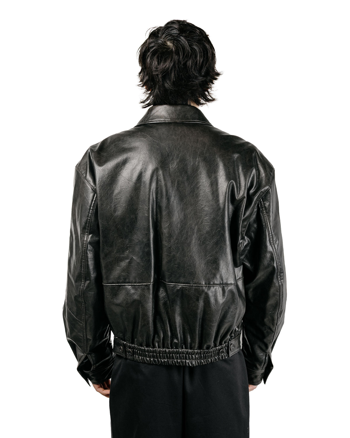 lost & found Amomento Amomento Vegan Leather Blouson Black