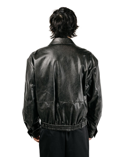lost & found Amomento Amomento Vegan Leather Blouson Black