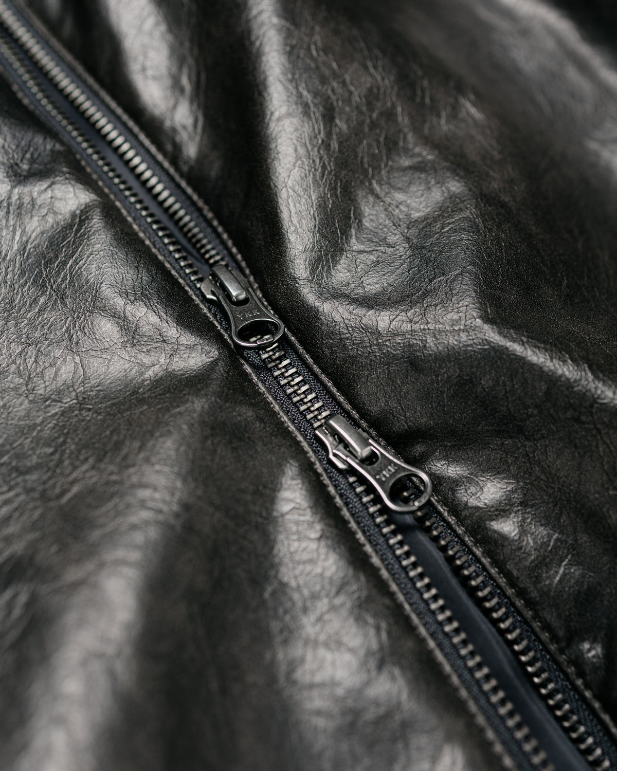 lost & found Amomento Amomento Vegan Leather Blouson Black