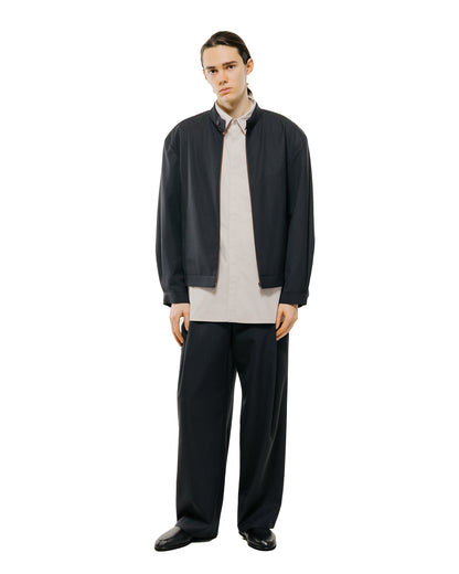 Amomento Wool Stripe Martine Pants Black