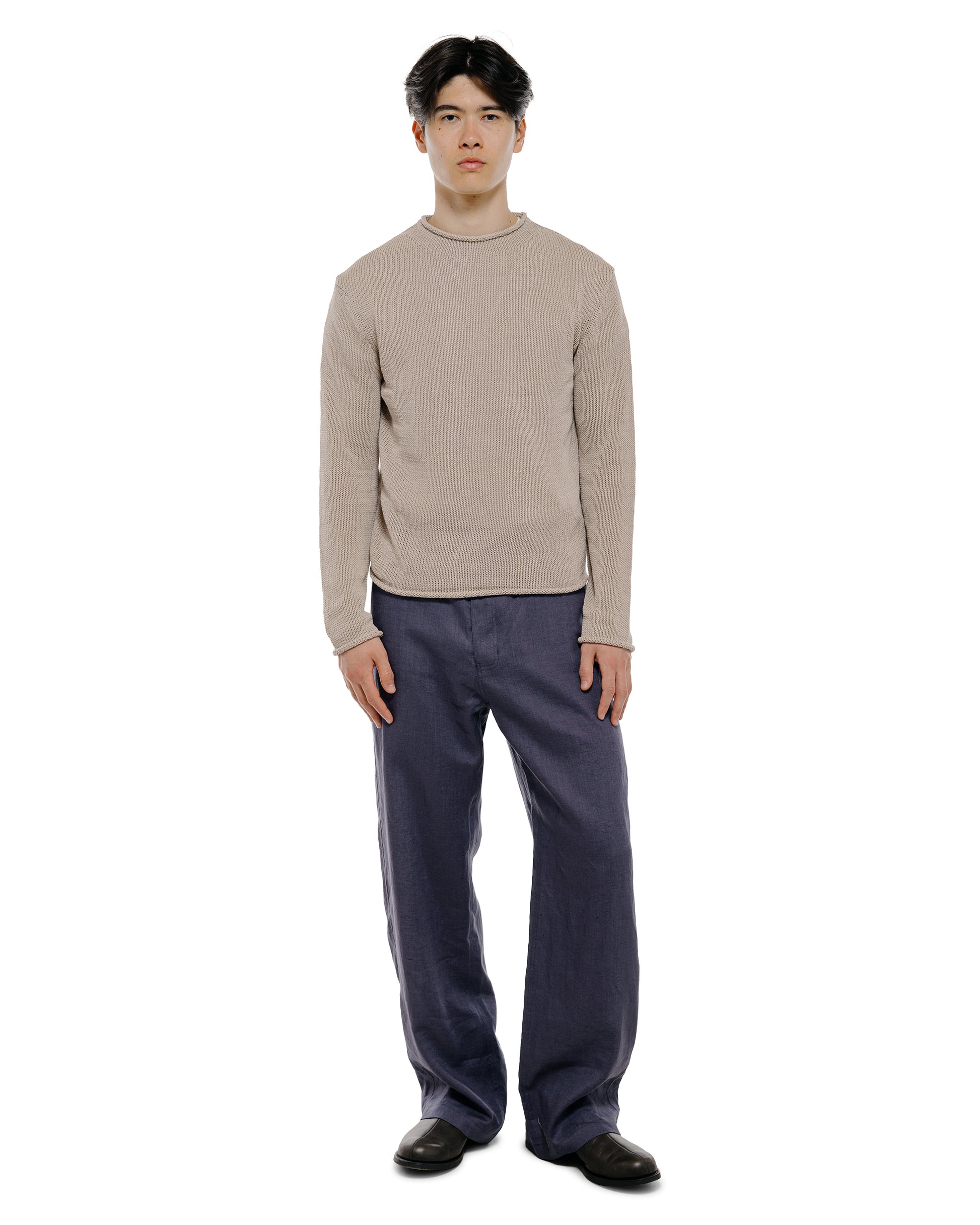 lost & found Amomento Amomento Paper Yarn Pullover Beige
