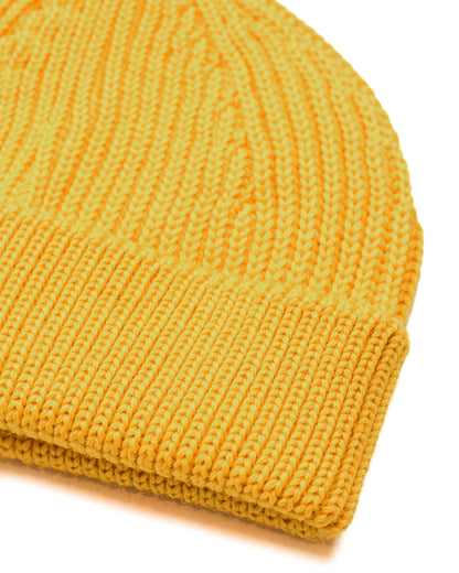 Andersen-Andersen Beanie Short Yellow Fabric