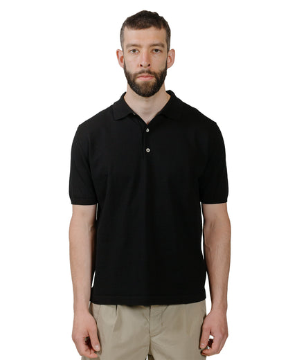 Andersen-Andersen Polo Short Black model front