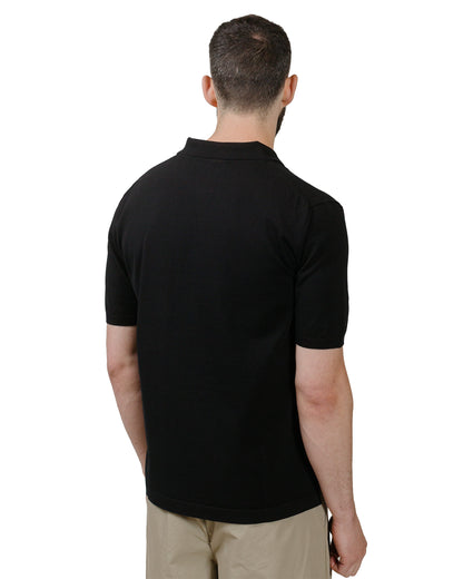 Andersen-Andersen Polo Short Black model back