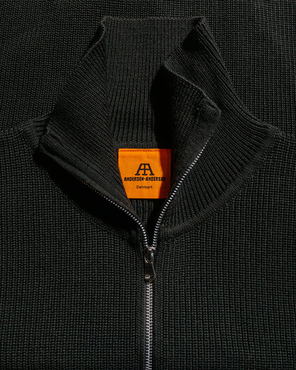 Andersen-Andersen Sailor Full-Zip Hunting Green