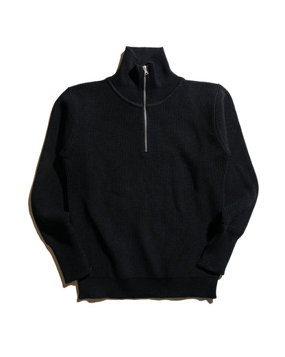 Andersen-Andersen Sailor Half-Zip Black
