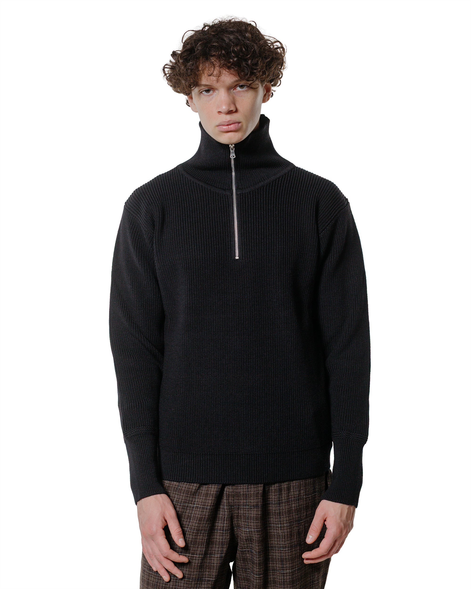 Andersen-Andersen Sailor Half-Zip Black