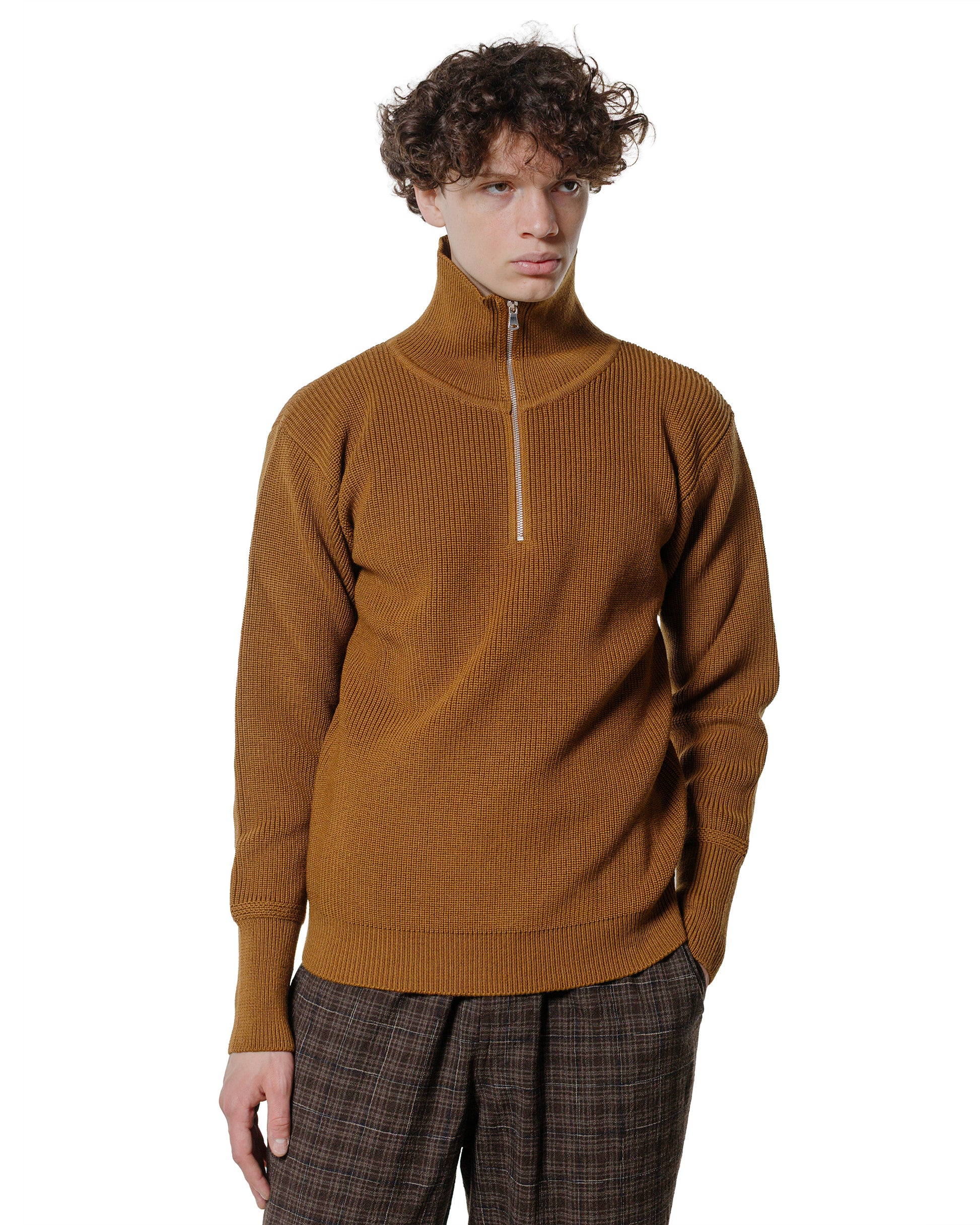 Andersen-Andersen Sailor Half-Zip Tobak