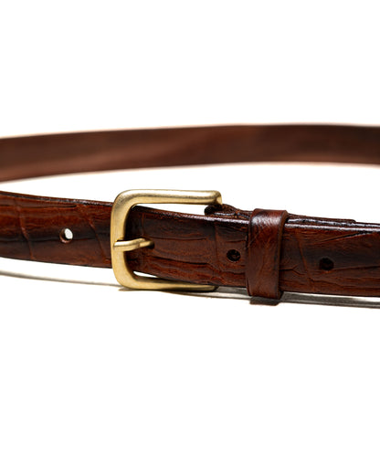 Another Aspect Another Belt 1.0 Brown Croc
