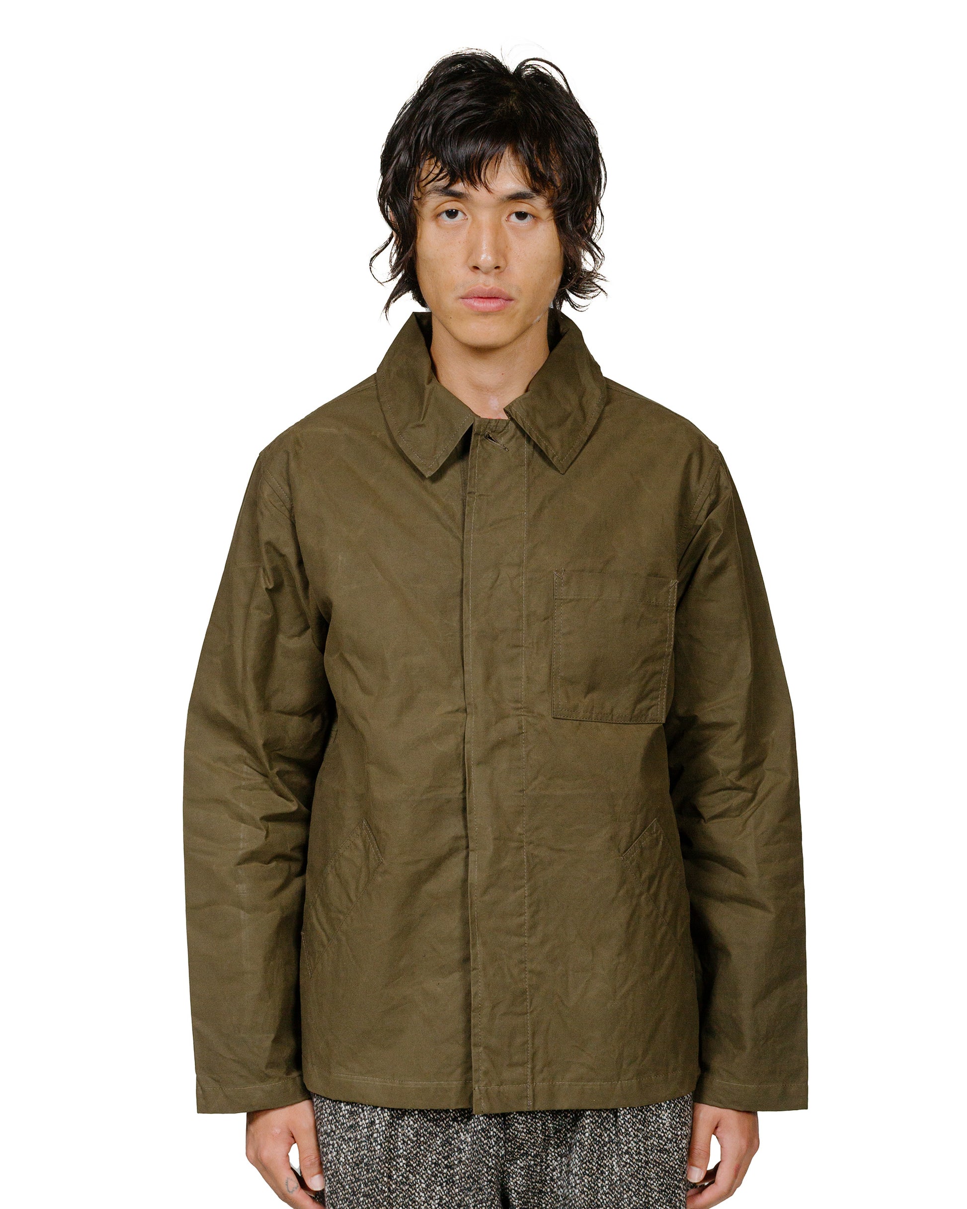 Another Aspect Another Overshirt 2.0 Leaf model front