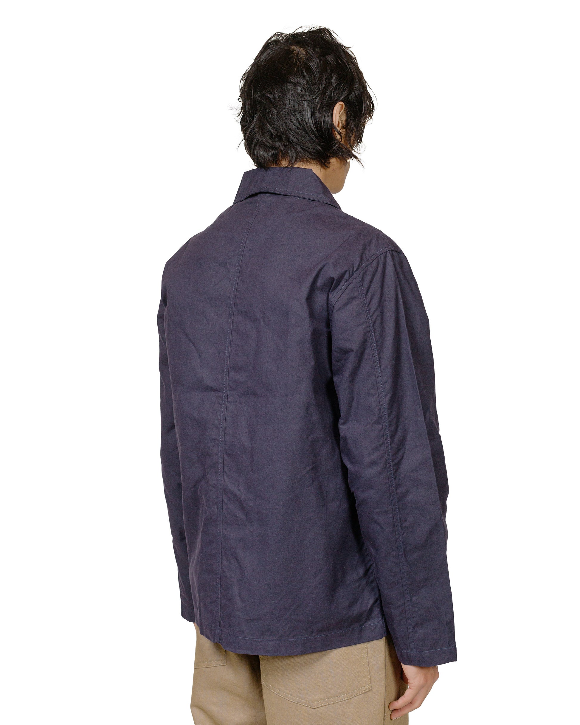 Another Aspect Another Overshirt 2.0 Navy model back