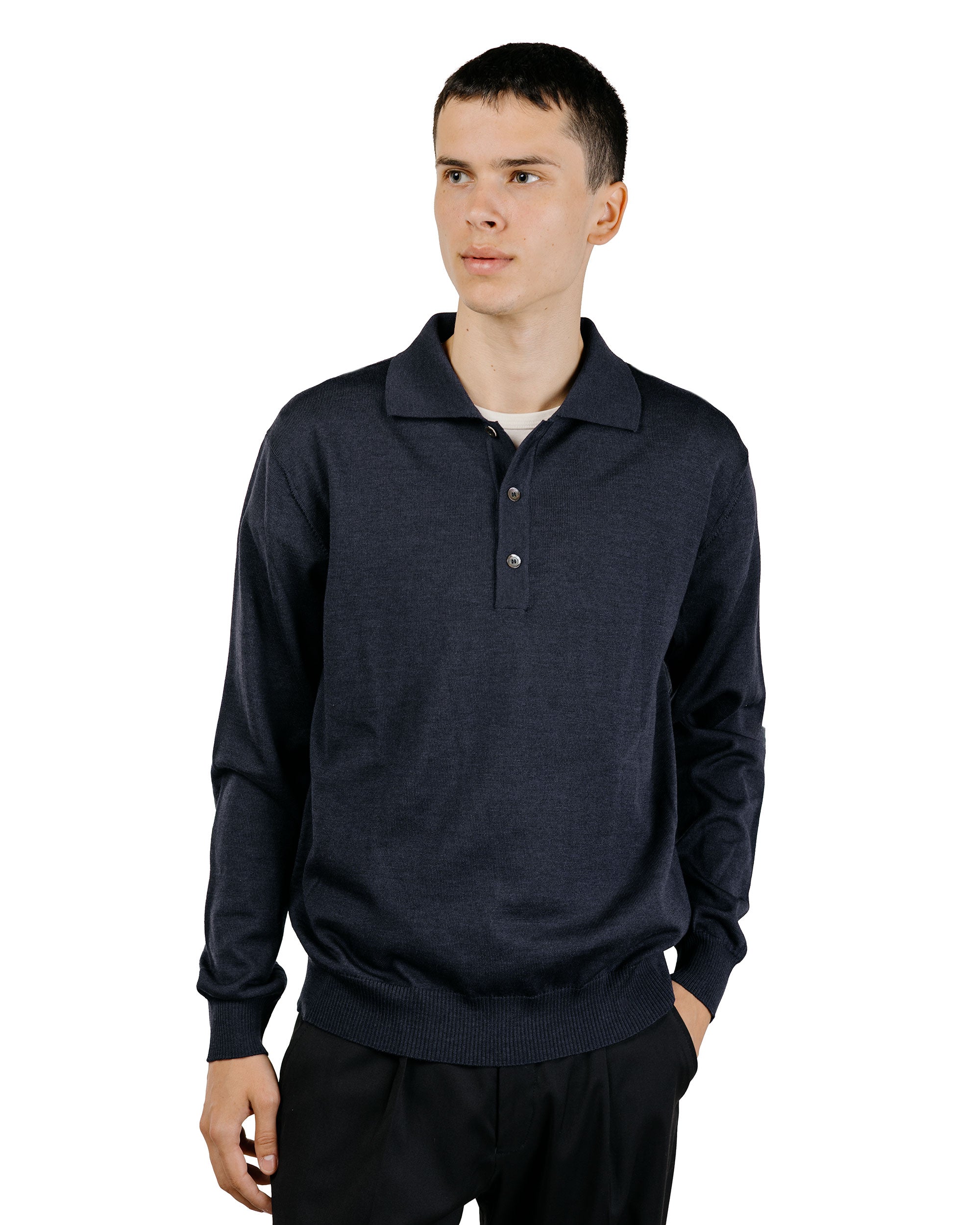 Another Aspect Another Polo Shirt 2.0 Night Sky Navy