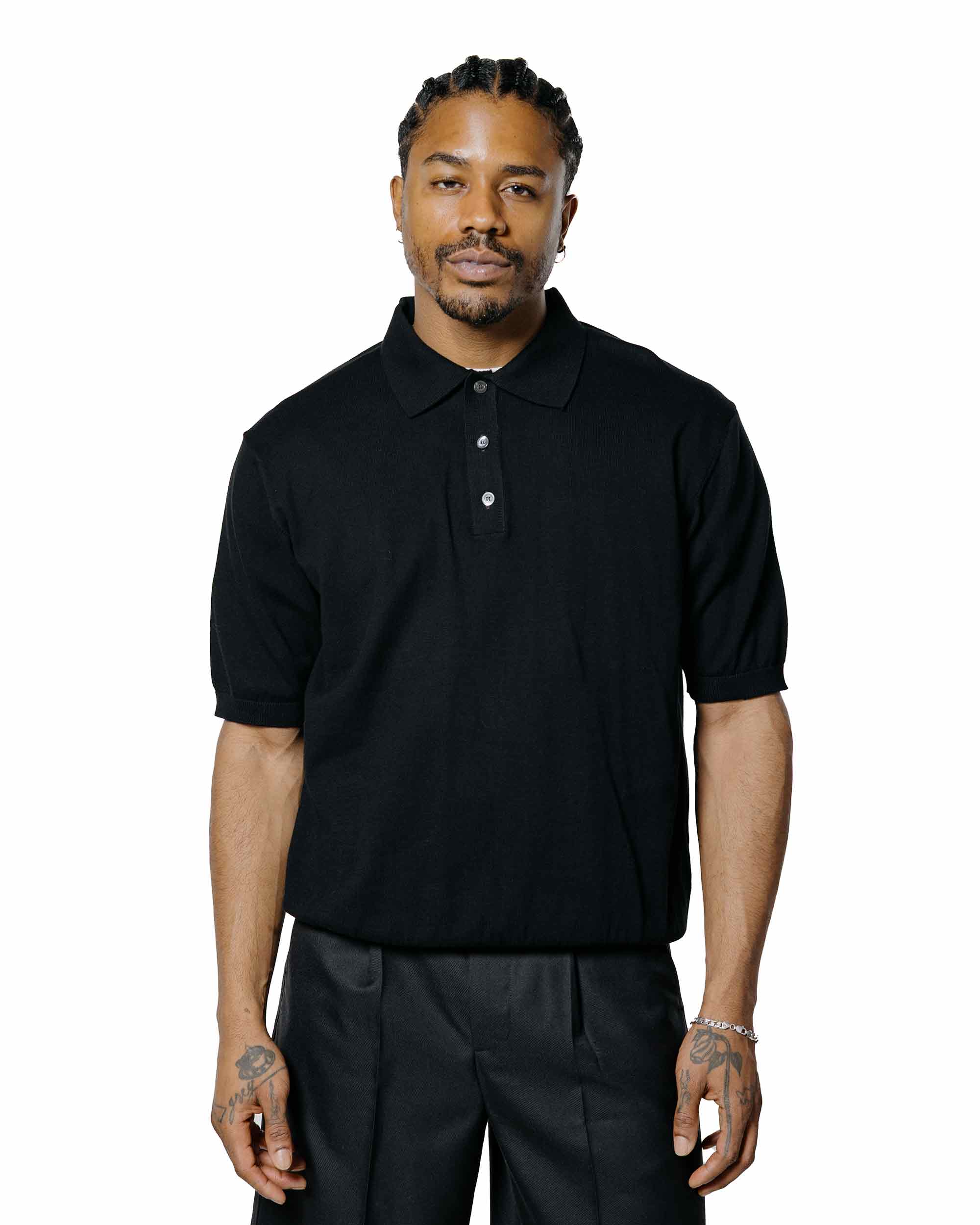 Another Aspect Another Polo Shirt 3.0 Black