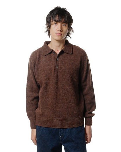 Another Aspect Another Polo Shirt 4.0 Burnt Brown