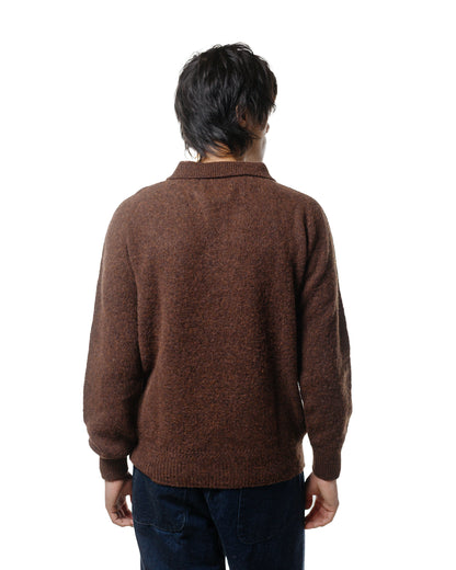 Another Aspect Another Polo Shirt 4.0 Burnt Brown