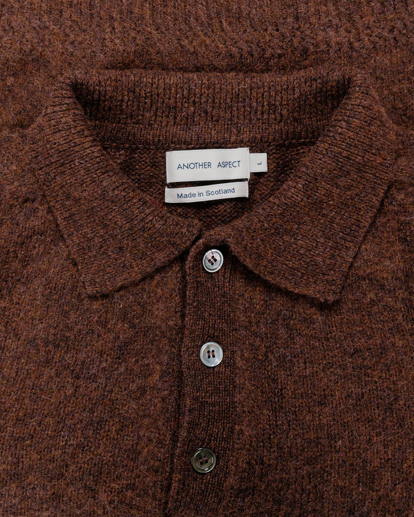 Another Aspect Another Polo Shirt 4.0 Burnt Brown
