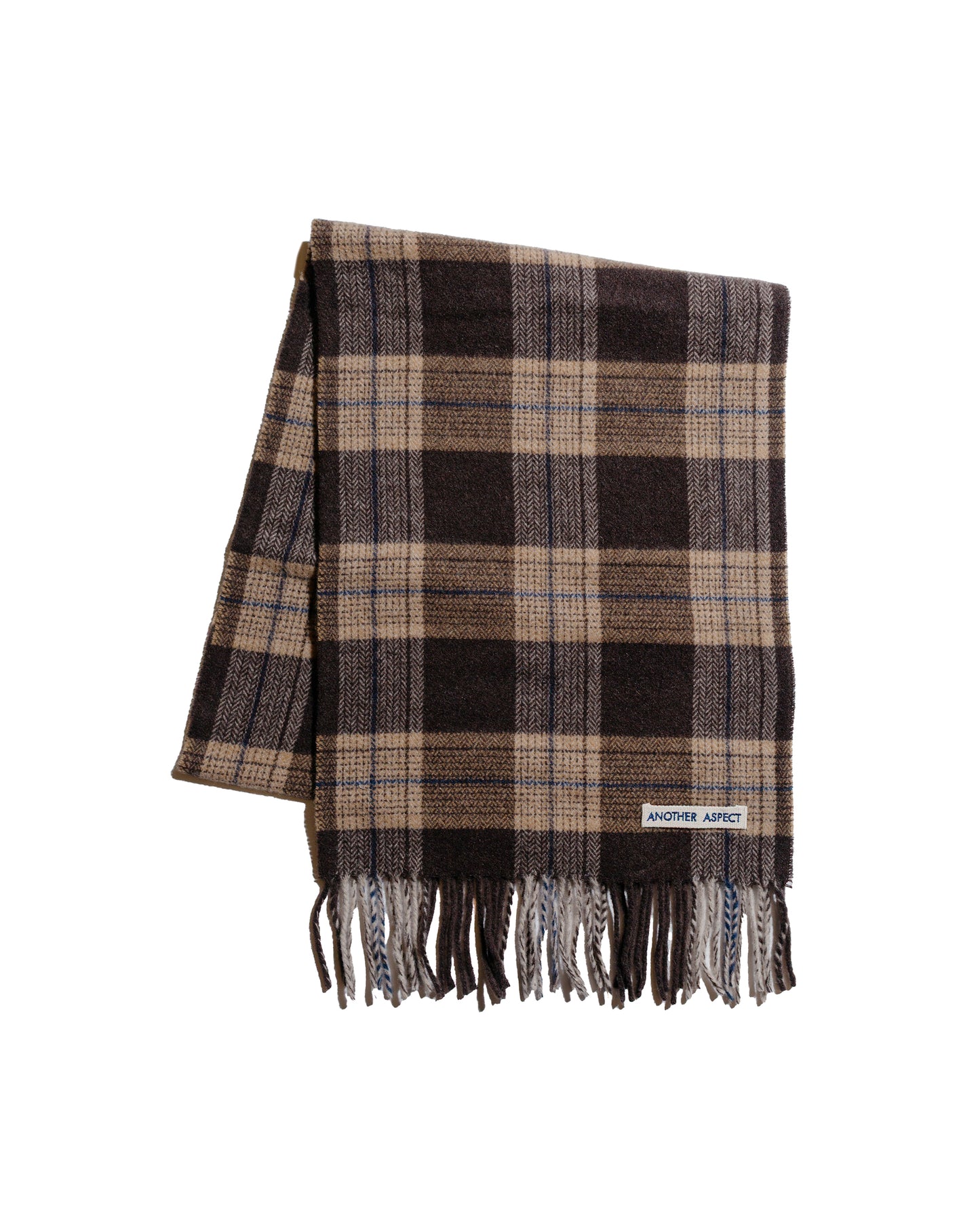 Another Aspect Another Scarf 1.0 BrownNavy Check