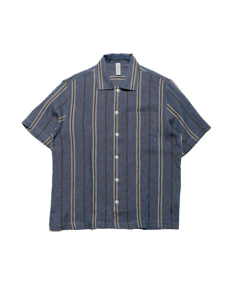 Another Aspect Another Shirt 2.0 Blue Brown Stripe