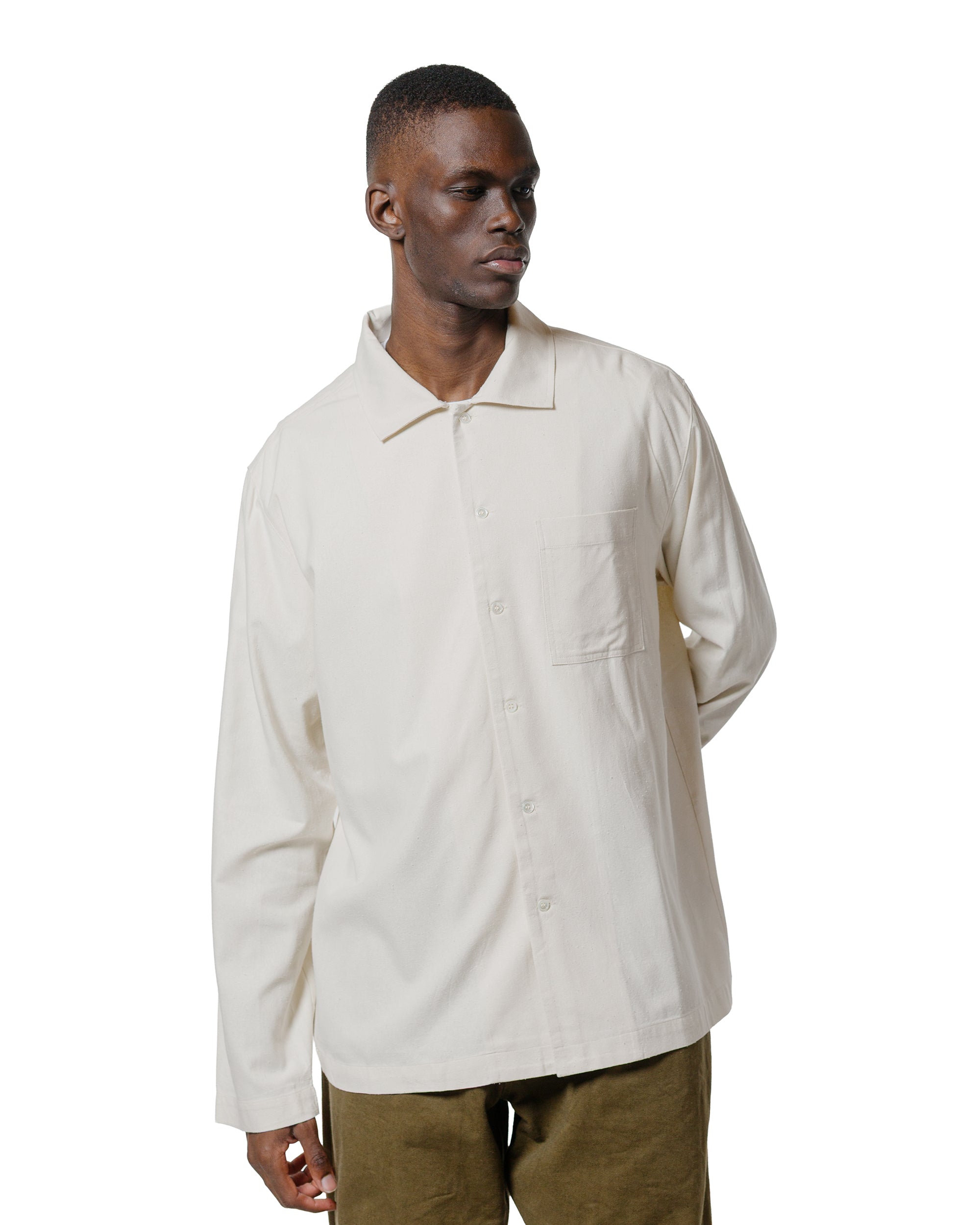 【美品】アナザーアスペクト ANOTHER ASPECT テンセルシャツ Another Aspect Another Shirt 2.1 Natural
