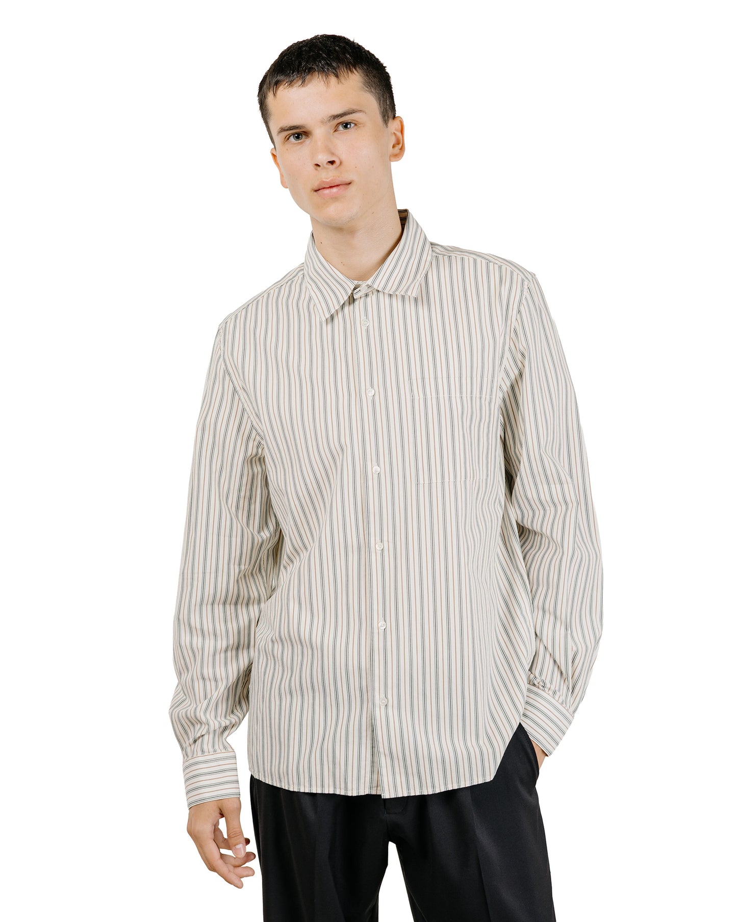 lost & found Another Aspect Another Aspect Another Shirt 3.0 Small Green Stripe