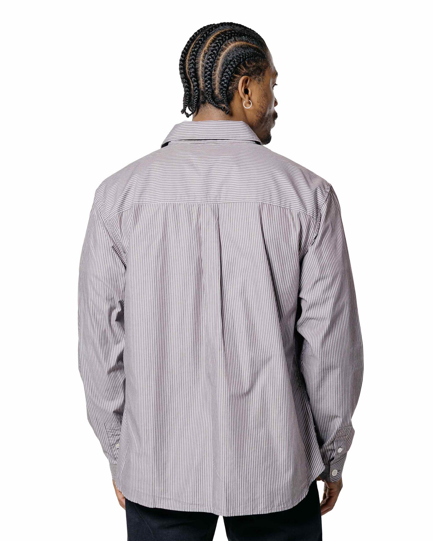 Another Aspect Another Shirt 4.0 Grey/White Stripe