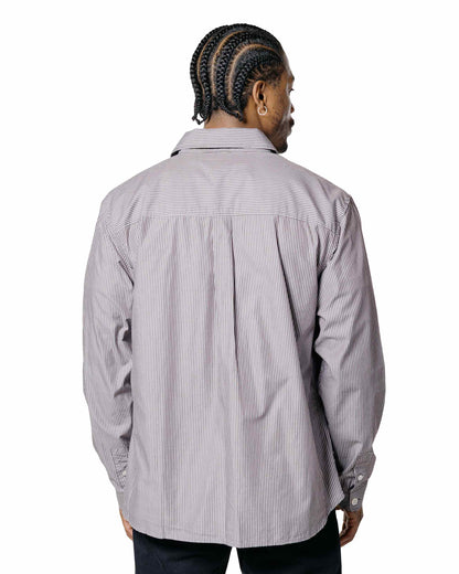 Another Aspect Another Shirt 4.0 Grey/White Stripe