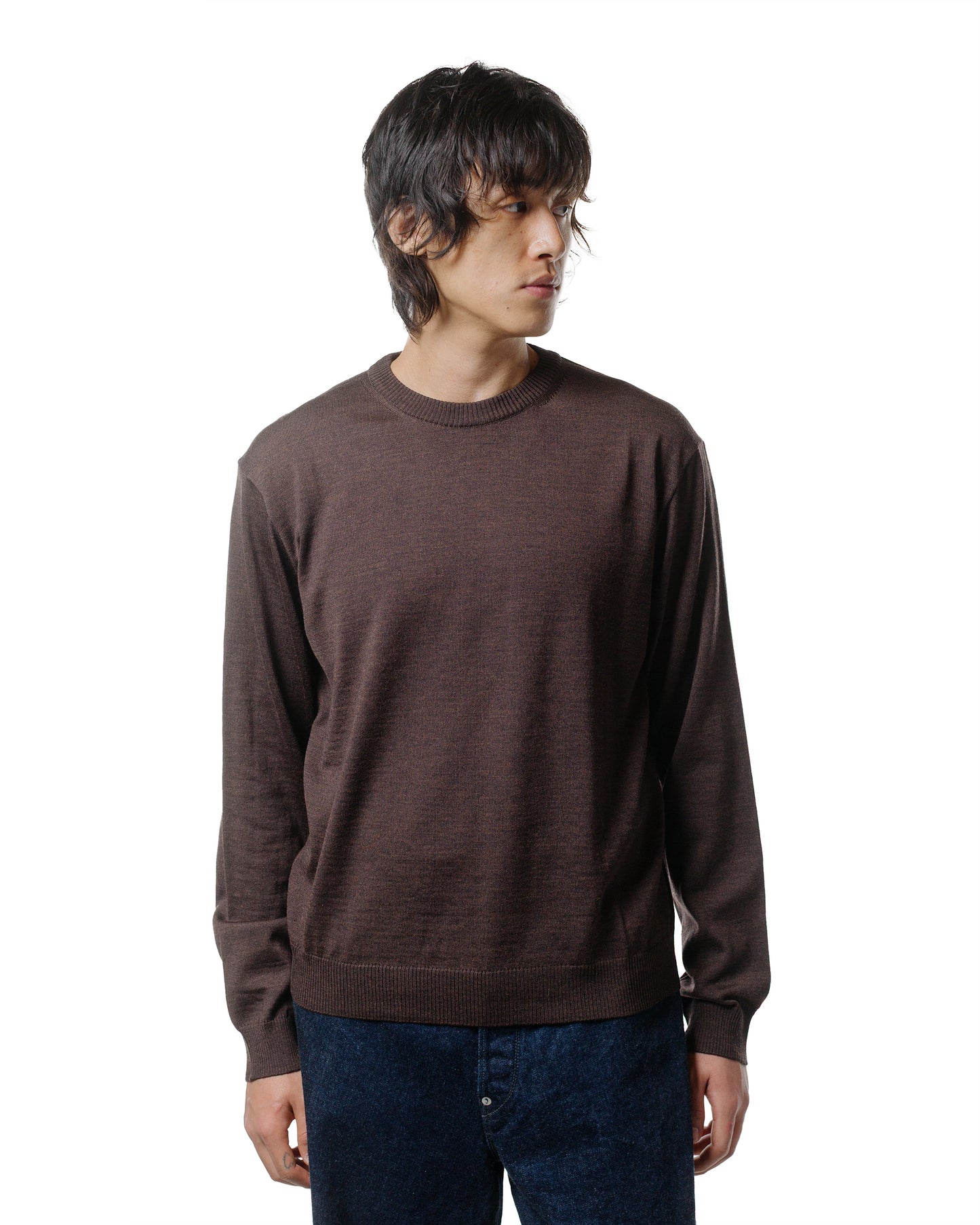 Another Aspect Another Sweater 5.0 Brown Melange