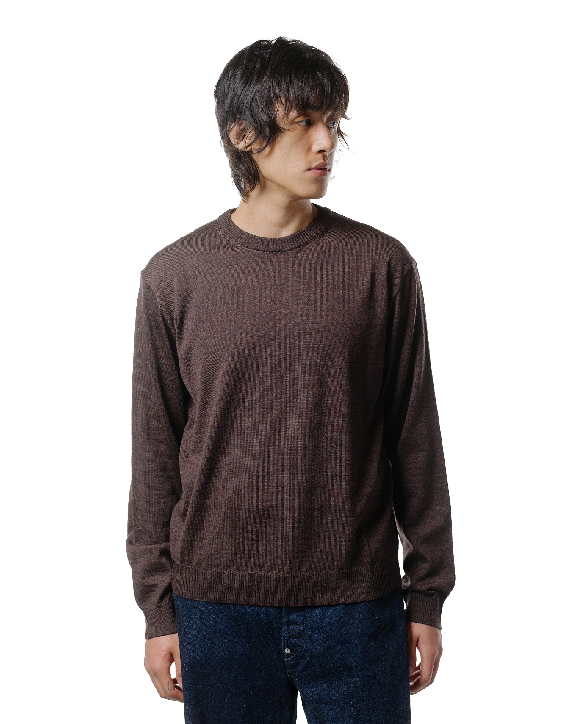 Another Aspect Another Sweater 5.0 Brown Melange