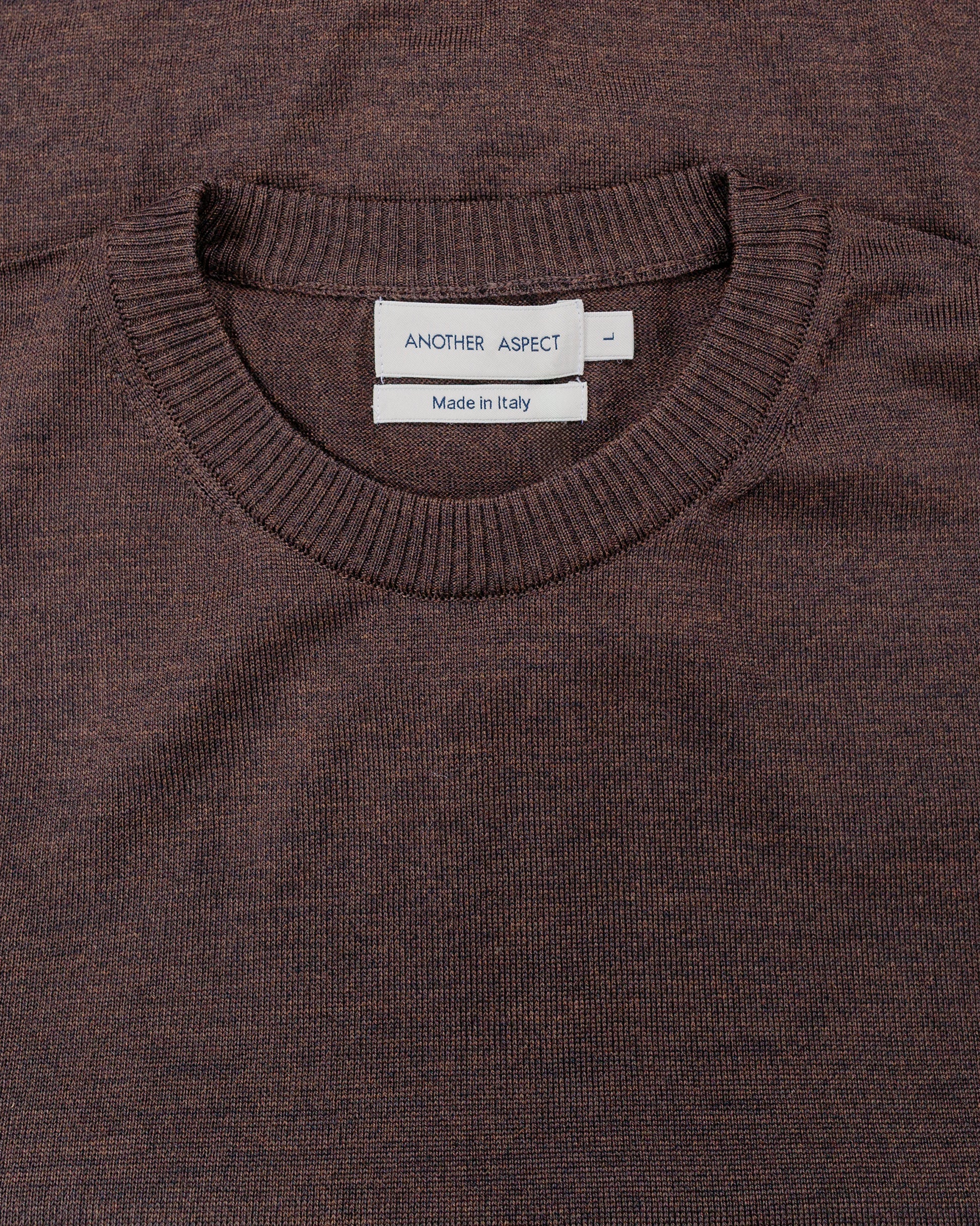 Another Aspect Another Sweater 5.0 Brown Melange
