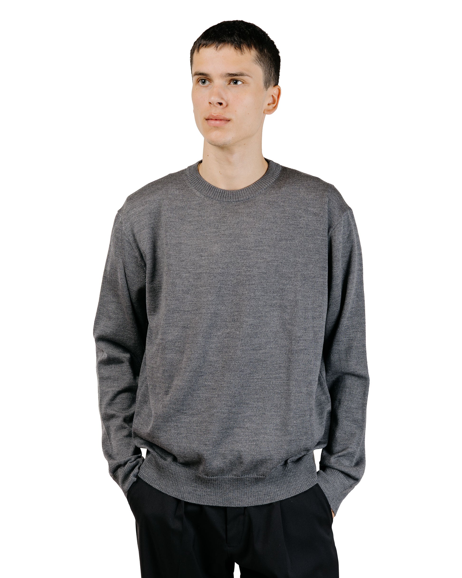 Another Aspect Another Sweater 5.0 Grey Melange