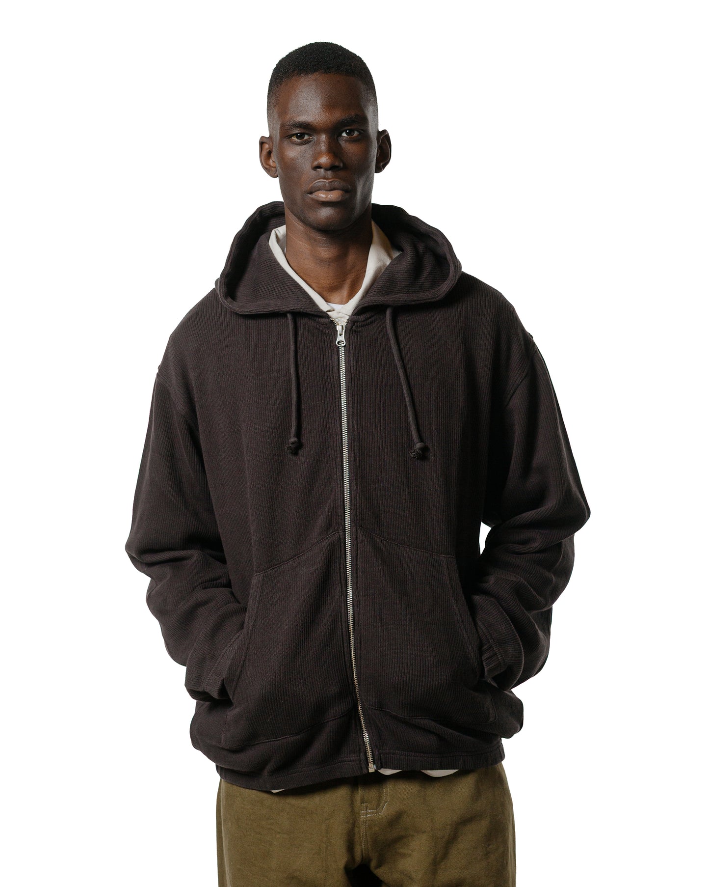Another Aspect Another Zip Hoodie 1.0 Dark Brown