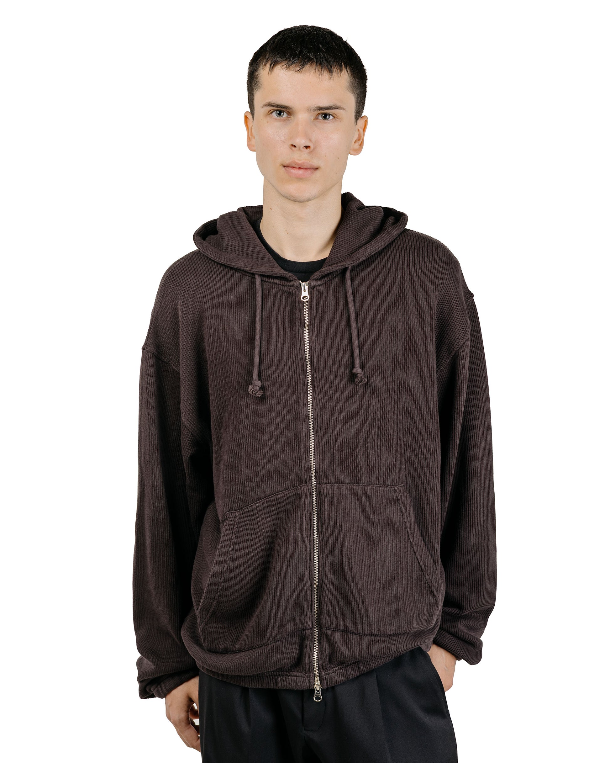 Another Aspect Another Zip Hoodie 1.0 Dark Brown