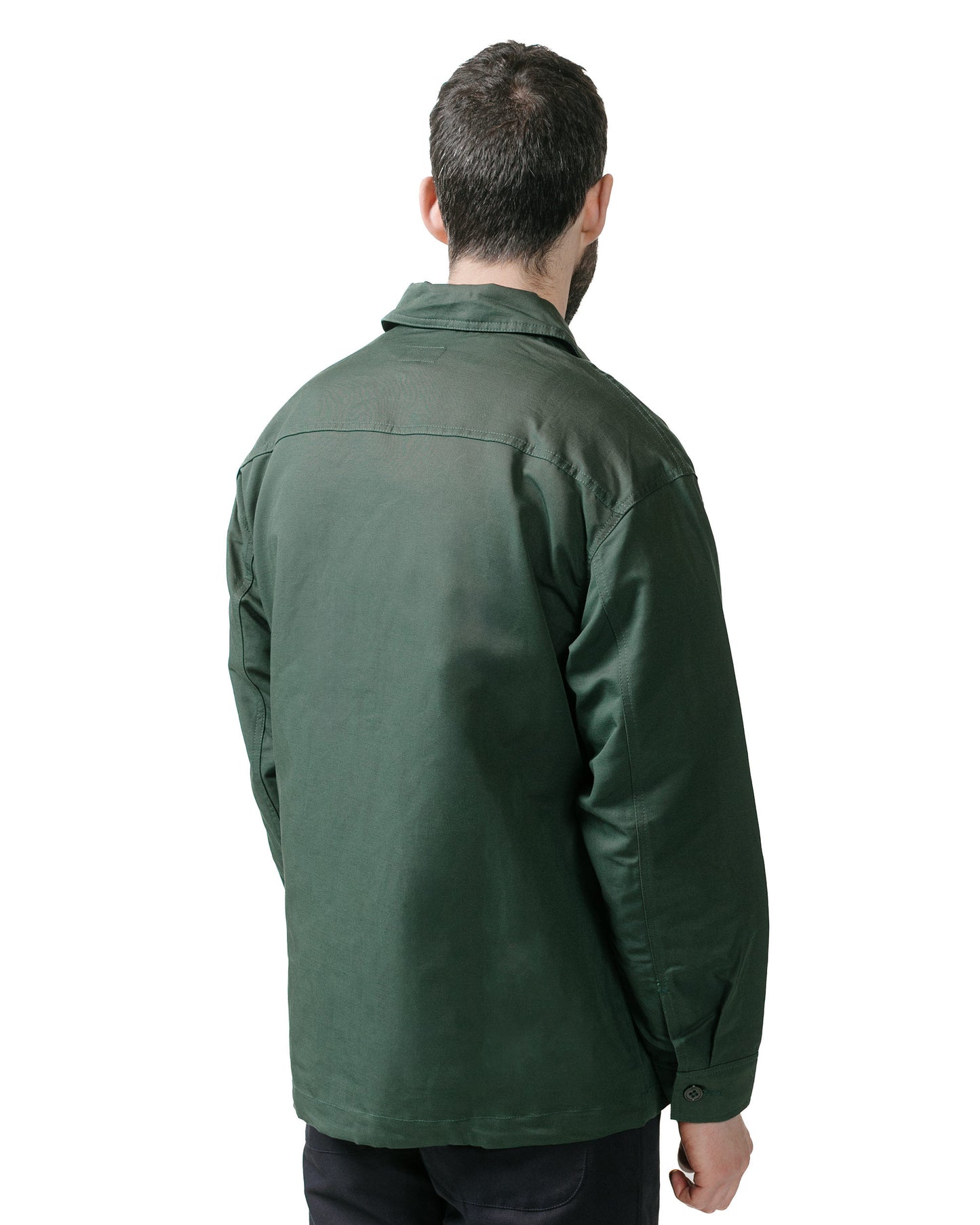 Arpenteur ADN Cotton Linen Gabardine Green model back