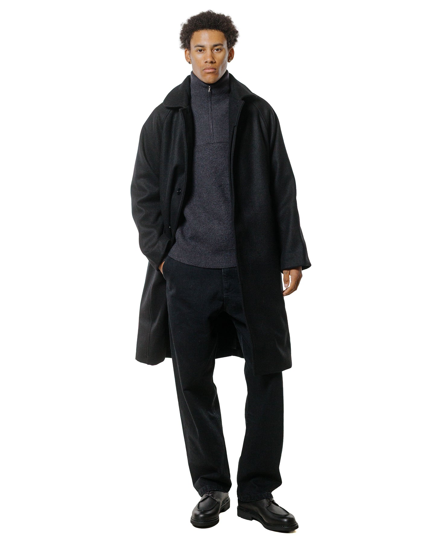 lost & found Arpenteur Arpenteur Cam Felted Wool Charcoal