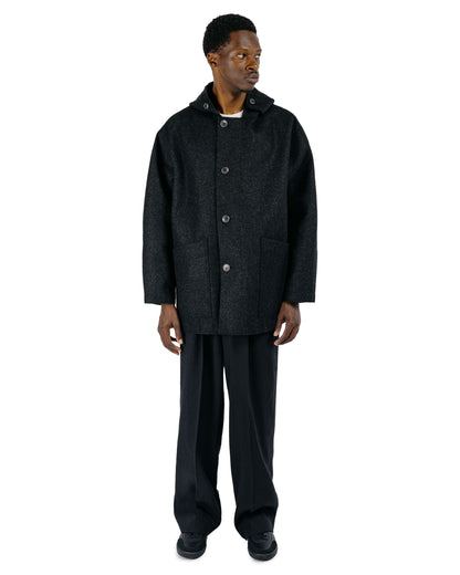 Arpenteur Kabig Wool Melton Charcoal