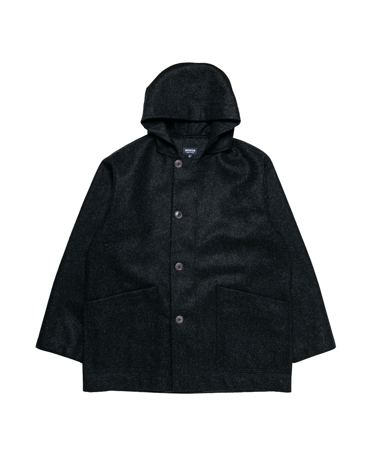 Arpenteur Kabig Wool Melton Charcoal