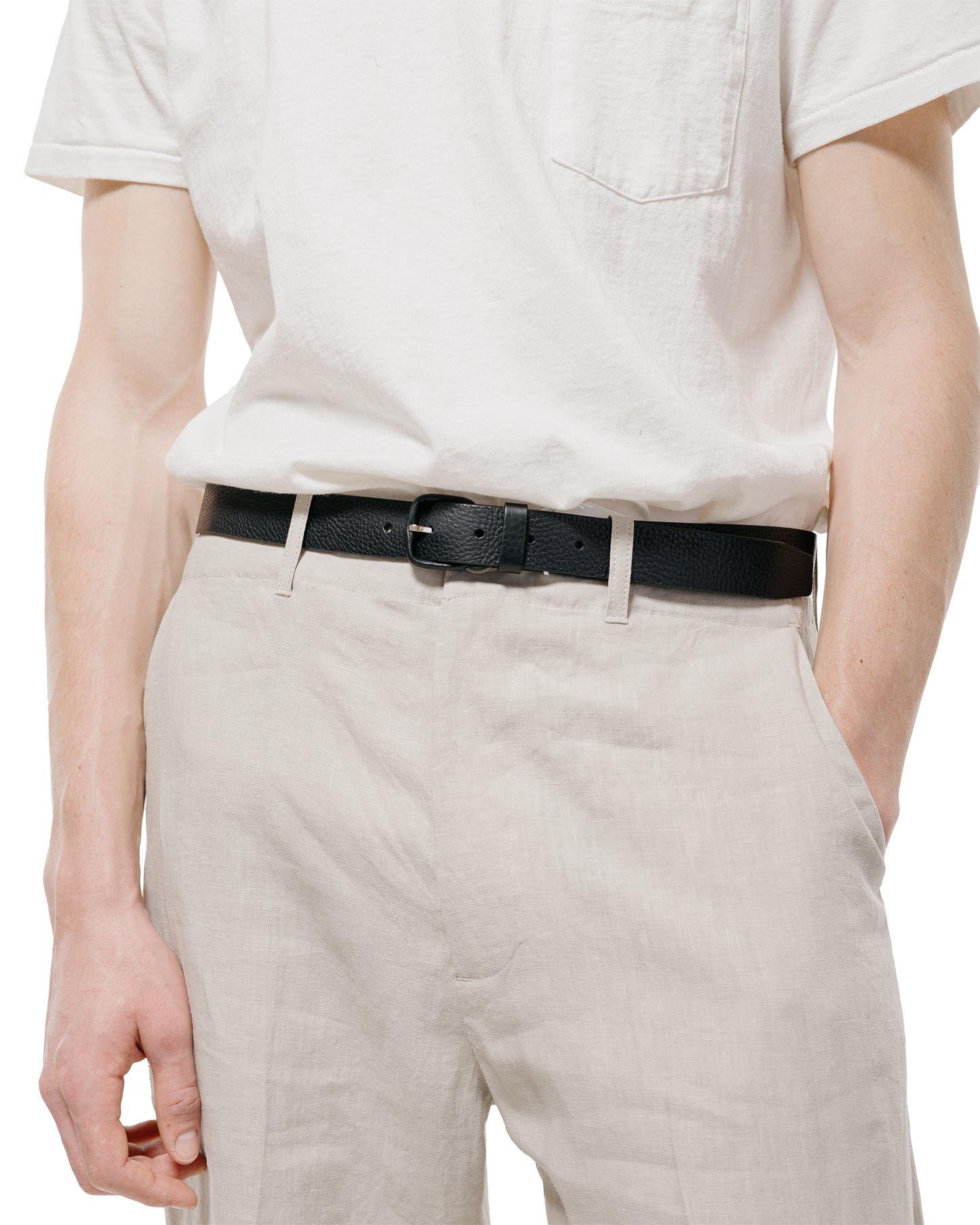 lost & found Arpenteur Arpenteur Logic Vegetable Tanned Calfskin Black