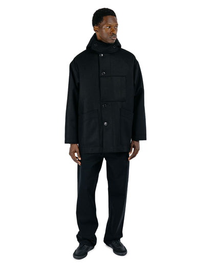 Arpenteur Lost & Found Kabig Wool Melton Black