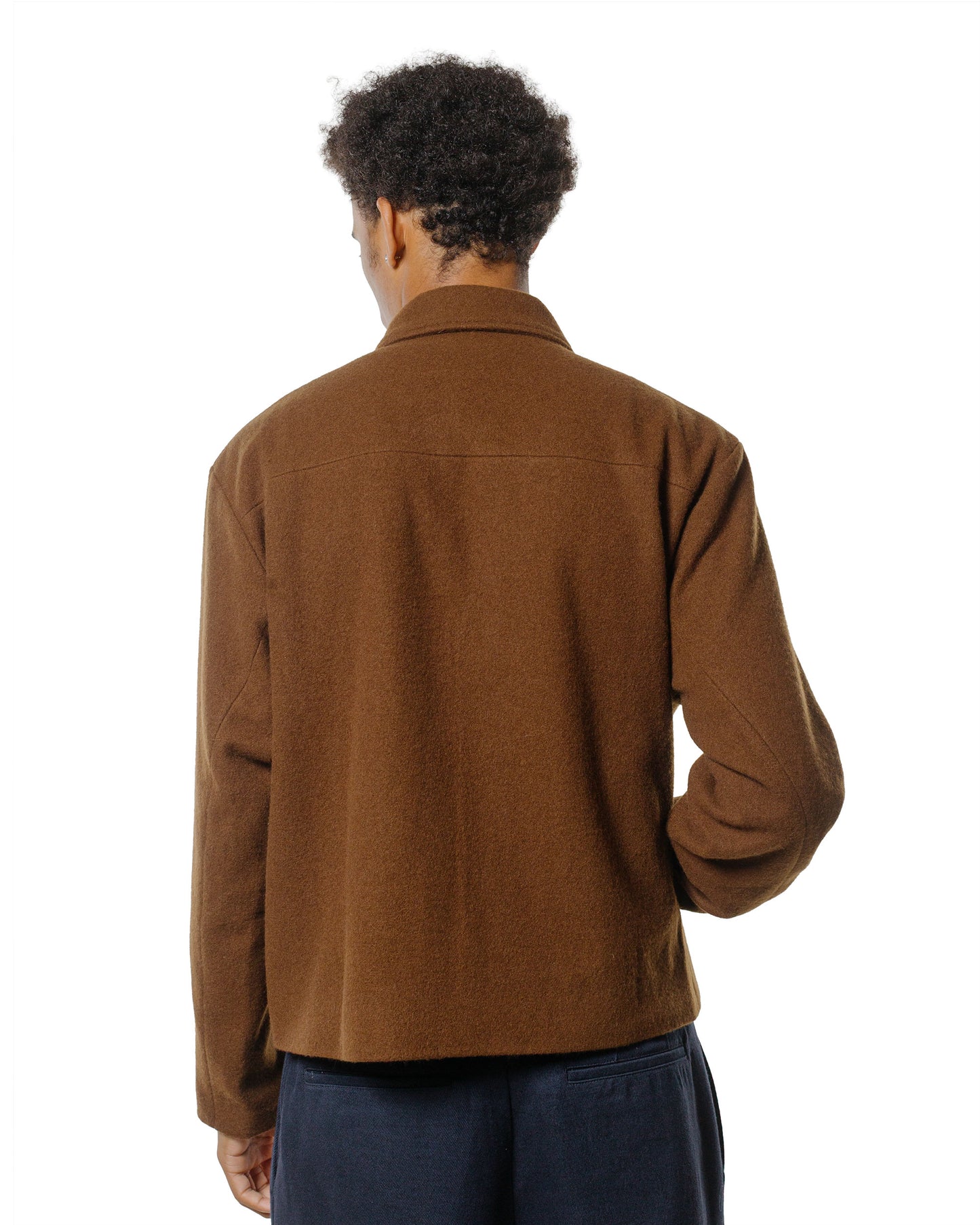 Arpenteur Lux J' 120s Shaggy Wool Tobacco