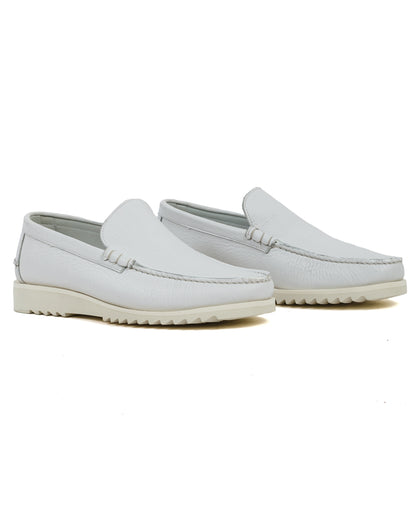 Arpenteur Paraboot Club Moc White Side