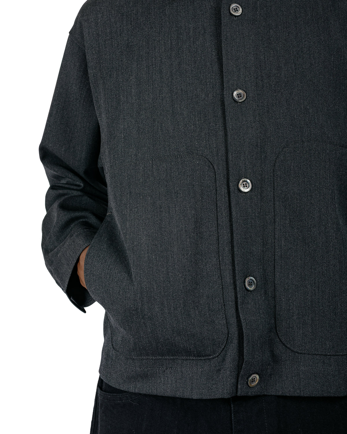 Arpenteur Sigma Wool Gabardine Charcoal