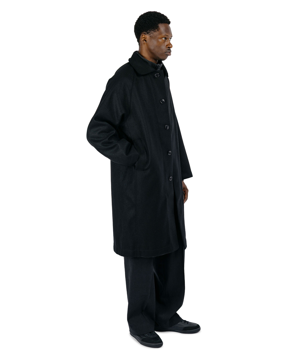 Arpenteur Utile Wool Melton Black