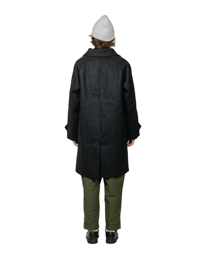 Arpenteur Utile Wool Melton Charcoal back 