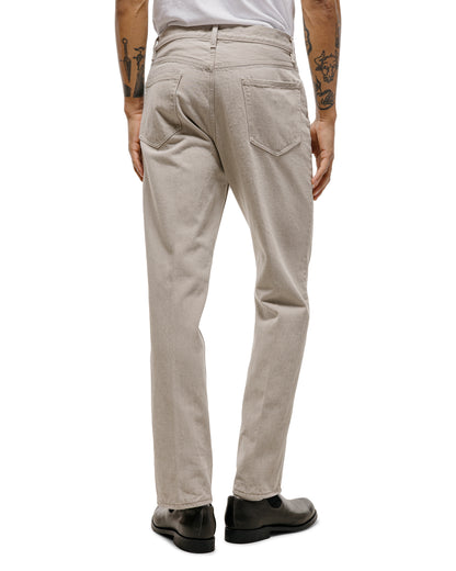 Auralee Faded Hard Twist Denim 5P Pants Light Gray