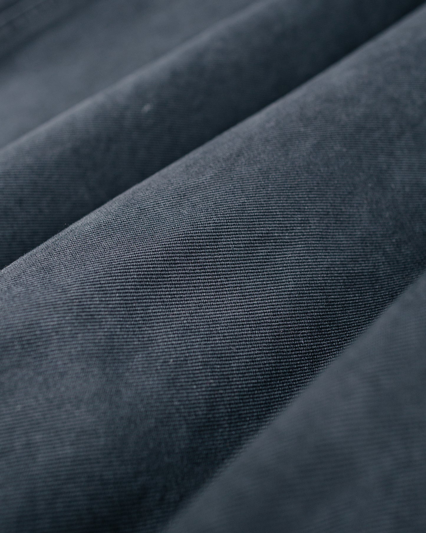 Auralee Garment Dyed Finx Chino One-Tuck Pants Black