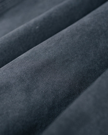 Auralee Garment Dyed Finx Chino One-Tuck Pants Black