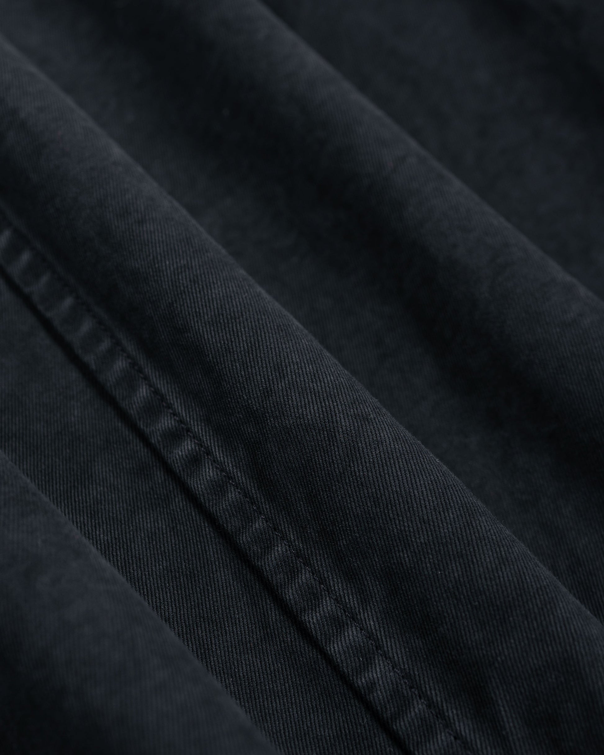 Auralee Garment Dyed Finx Light Chino Blouson Black
