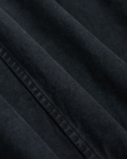 Auralee Garment Dyed Finx Light Chino Blouson Black